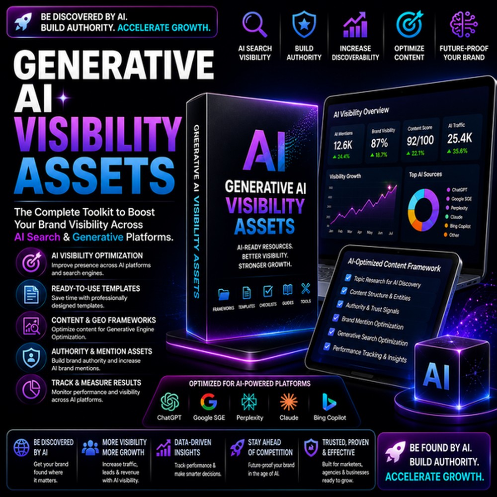 Generative AI Visibility Assets preview