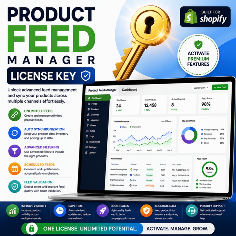 Product Feed Manager License Key preview